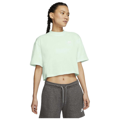 Nike Γυναικεία κοντομάνικη μπλούζα crop